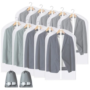 40" Garment Bags for Hanging Clothes, 10 Packs Suit Bags for Closet Storage, ... - Picture 1 of 6