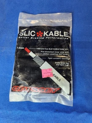 Odyssey USA Slic-kable  Brake -cable 1.5mm Solid Black 65 60 - Image 1 of 2