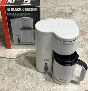 Vintage Black & Decker Brew ‘N Go Coffee Maker W/Mug DCM17 Tested - Picture 1 of 6