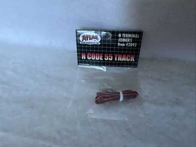 Atlas N Scale Terminal Joiners With Power Connection Wire #2092 For Train Set - Image 1 of 3