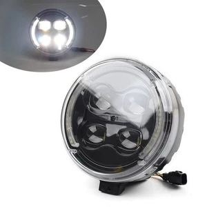 6.5" Headlight Led Headlamp Universal For Honda CM300 500 1100 CL500 Clear Lens - Bild 1 von 12