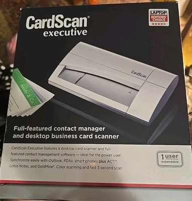 CardScan Executive Business Card Scanner New Open To Inspect - Image 1 of 2