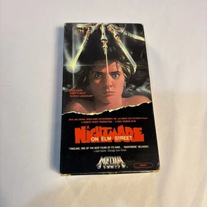 A Nightmare On Elm Street 1985 VHS Horror Tape Movie MEDIA Full Box No Barcode - Picture 1 of 12