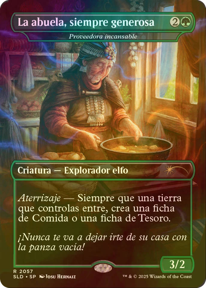 MTG FOIL La abuela, siempre generosa Spanish SLD - Image 1 of 1
