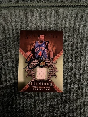 2007 Upper Deck Artifacts 球衣贴花 NATE ROBINSON 手工签名亲笔签名 — 第 1/2 张图片