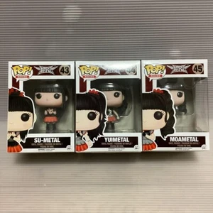 Babymetal Funko Pop ! Rocks #43 SU #44 YUI #45 MOA Figure Baby Metal Set of 3 - Picture 1 of 24