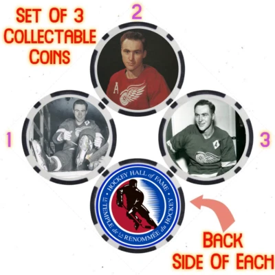 LEONARD PATRICK (RED) KELLY - HOCKEY HALL OF FAME - COLLECTABLE COIN SET - Image 1 of 2