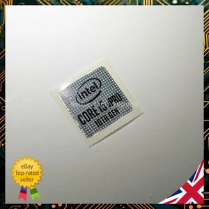 Intel Core i5 vPro Sticker 10th Gen | Metal Foil Badge 18x18mm Original Genuine - Picture 1 of 3