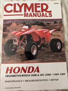Climber TRX 250R Four Tracks Atc ,250R 1985-1989 Repair Manual - Picture 1 of 2