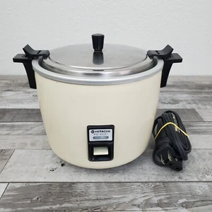 Hitachi Beige 3.5 Cup Rice Cooker RD-3031 Made In Japan Vintage Tested Working - Picture 1 of 13
