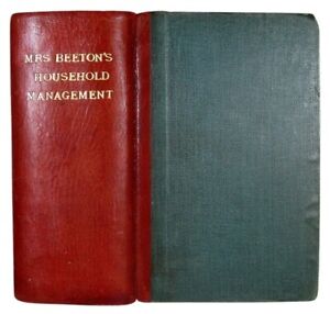 1891 ANTIQUE COOKBOOK Mrs. Beeton's VINTAGE COOKERY Victorian Recipes HOUSEHOLD