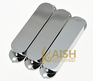  no Holes Plastic Sealed Pickup Cover Closed Single Coil Covers Chrome
