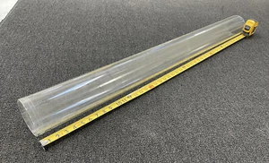 44" Long Pyrex Glass Tubing Blue Color 4" OD - Picture 1 of 4