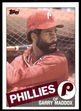1985 Topps Garry Maddox B Baseball Cards #235