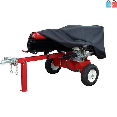 Weatherproof Log Splitter Cover with Drawstring - Protects Against Elements - Image 1 of 4