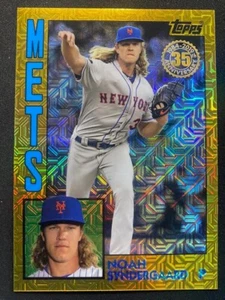 Topps Silver Pack 2019 Gold Sp 50/50 Noah Syndergaard - Imagen 1 de 2