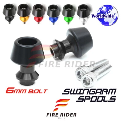 Par de carretes basculantes 6 mm CNC 6 colores para Aprilia Dorsoduro 750 08-16 11 12 13 14 Foto 1 de 3