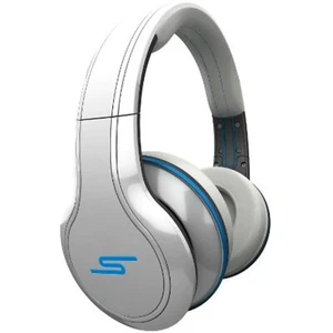 STREET by 50 Cent Wired Over-Ear Headphones- White by SMS Audio - Picture 1 of 3