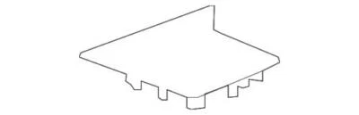 Cubierta de asiento reclinable ajustador reclinable GM 2010-2012 GMC Acadia SLE SLT 25867429 Foto 1 de 2