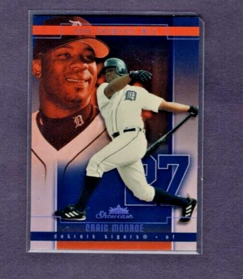 2004 FLEER SHOWCASE REAL PACK ISSUED PURPLE MASTERPIECE #39 CRAIG MONROE #1/1 - Image 1 of 2