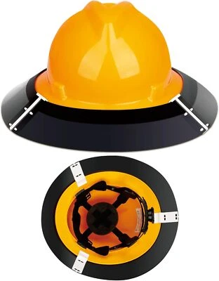 Visera de sombrero duro reutilizable, con protector de cuello red de sombra transpirable ala completa dura Foto 1 de 4