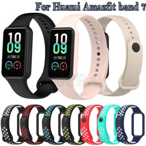 For Huami Amazfit Band 7 Replacement Silicone Sport Watch Strap Band Bracelets - Picture 1 of 84