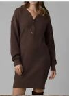 Prana Clove Milani Henley Dress Brown Size Xs Sweater Dress