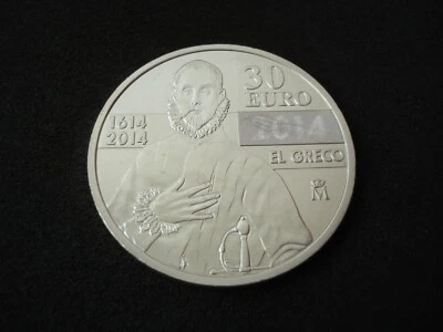 Spain, 30 Euro, 2014, silver, El Greco, UNC - Image 1 of 2