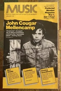 1985 COLUMBIA RECORD TAPE CLUB MAGAZINE John Cougar Mellencamp MUSIC Madonna Pri - Picture 1 of 17