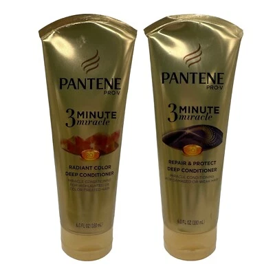 Pantene 3 Minute Miracle Radiant Color & Repair & Protect Deep Conditioner 6 oz - Image 1 of 4