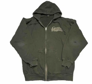 GAME Of THRONES sz S Full Zip Hoodie Sweatshirt WINTER IS COMING Graphics - Picture 1 of 7