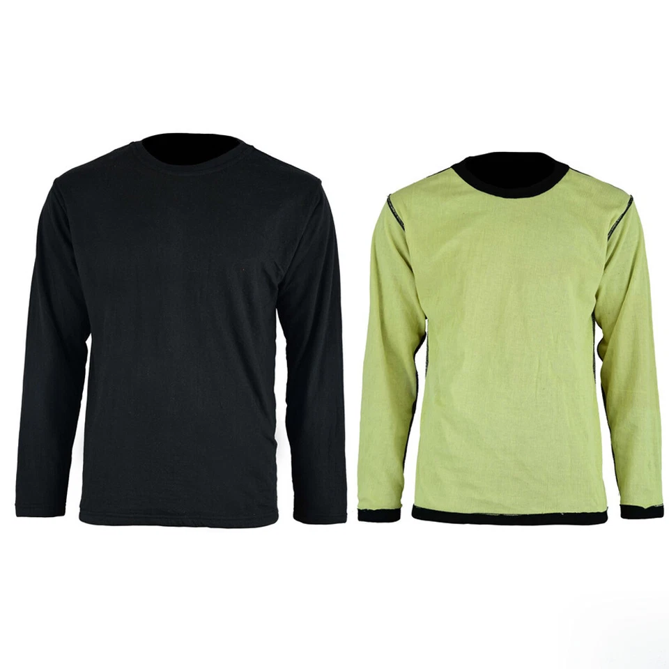 Motorcycle full Kevlar lined T-shirt fiber protective long sleeve T-Shirt - Image 1 of 4