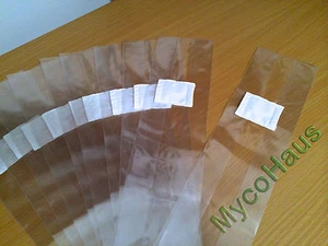 10 QTY Small Size 4 x 3 x 18 Spawn / Myco Bags Mushroom Cultivation Grow kit bag - Picture 1 of 1