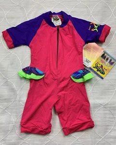 radicool skins kids 100+ SPF  wetsuit rashguard australian made pink purple 2 - Picture 1 of 2