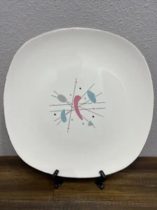 RARE MCM Vintage Edwin Knowles Atomic Mobile Dinner 10.5” Inch Plate MINOR CHIPS - Picture 1 of 7