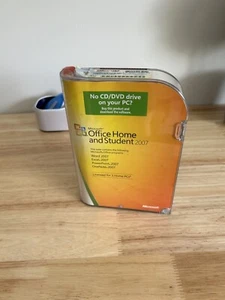 Microsoft MS Office 2007 Home and Student for 3 PCs Full English=NEW SEALED BOX= - Picture 1 of 8