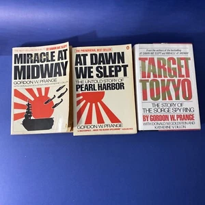 Gordon W Prange Pearl Harbor Books At Dawn We Slept Target Tokyo Lot 3 Vintage - Picture 1 of 6