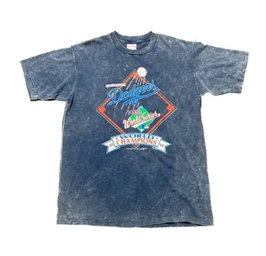 Camiseta De Colección Los Angeles Dodgers 88' Campeones de la Serie Mundial Para Hombre XL Desteñida - Imagen 1 de 6