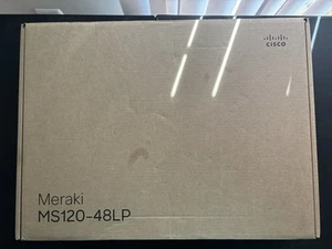 NEW - Cisco Meraki MS120-48LP-HW Rack Mountable Ethernet Switch *Unclaimed - Picture 1 of 3