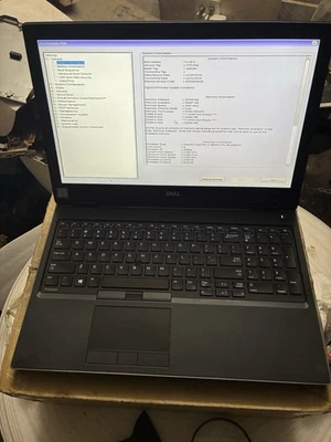 Dell Precision 7530 i7-8850H 2,60 GHz 32 GB RAM SIN SSD Windows 11 P3200 Foto 1 de 4