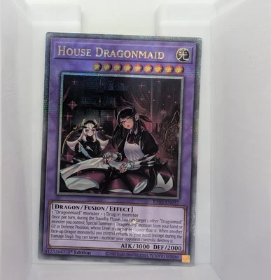 Yugioh! House Dragonmaid Alt RA03-EN037 Quarter Century Secret Rare 1st Ed NM - Image 1 of 2