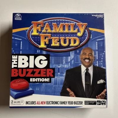Family Feud The Big Buzzer Edition Game - New/Sealed - Spin Master 2021 - Image 1 of 4