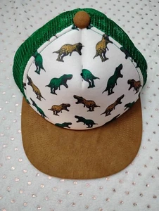 Kinder kleine Snapback Mesh Mütze Kappe verstellbar Dinosaurier Print - Bild 1 von 5