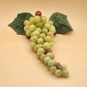 Cluster Vintage Kunstgummi MCM Deko Trauben künstlich grün Wein  - Bild 1 von 8