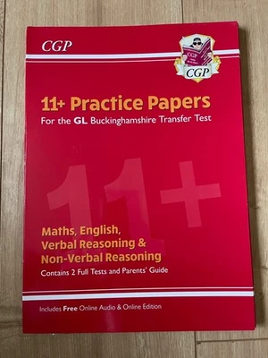CGP 11+ Practice Papers GL 2 full tests Set 3 ISBN 9781789084481 - Image 1 of 3