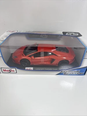 Coche diecast Maisto Lamborghini Orange Aventador Coupé 1:18 edición especial. NUEVO. Foto 1 de 4