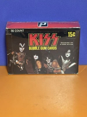 Donruss Kiss Series #1 1978 caja de cera = ¡36 paquetes de cera como nuevos sin abrir! Foto 1 de 4