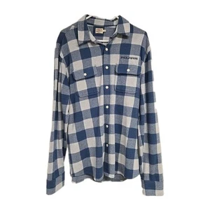 Giacca maglione Faherty Legend Polaris con bottoni a quadri blu bianco uomo taglia L - Foto 1 di 10