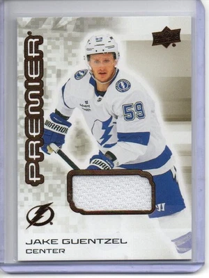 2024-25 Upper Deck Premier Bronze Jersey Jake Guentzel card 48 Lightning - Image 1 of 2