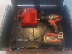 Milwaukee M18 Drill With High Output Battery And Charger - Picture 1 of 6